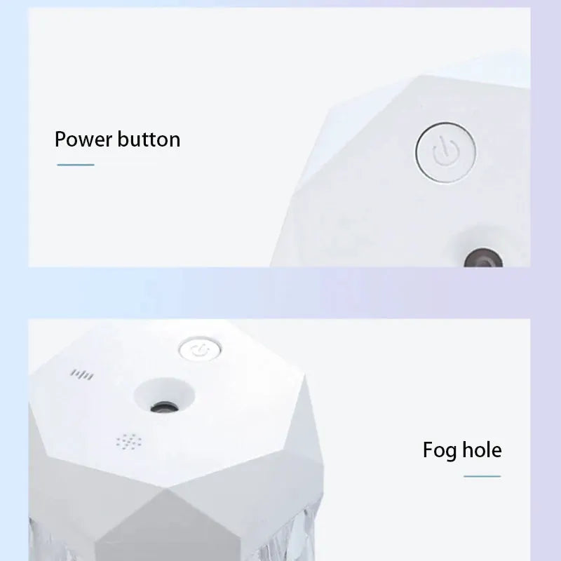 400ML Air Humidifier USB Aroma Diffuser Essential Oil Purifier Fragrance Mist Maker RGB Light humidificador For Car Home Bedroom