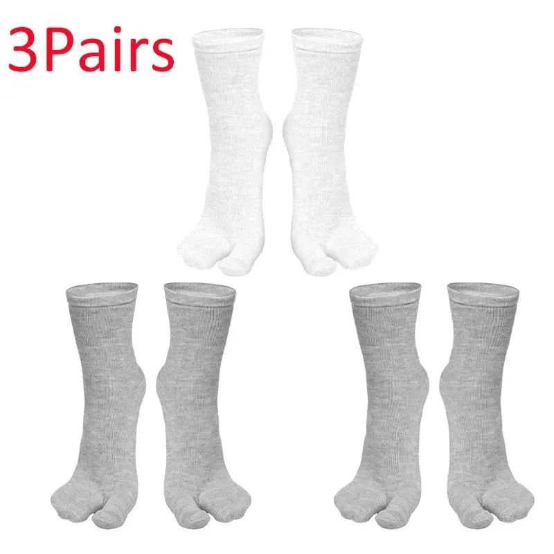 Fashion Japanese Style Tabi Toe Socks For Men Women Split Toe Socks For Geta Zori Flip Flops And Sandals Fiber