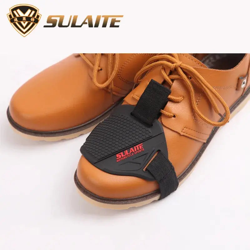 SULAITE Motorcycle Shift Pad Gear Shoe Cover Boot Protector Durable Lightweight Adjustable Riding Accessory
