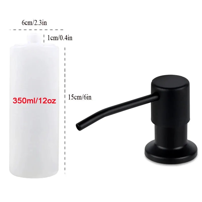 Under Sink Soap Dispenser Pump With Extension Tube Kit For Kitchen Sink Direct From Large Container No More Refills