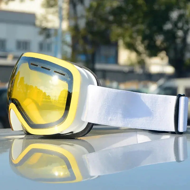 JSJM Double Layer Ski Goggles Anti Fog UV400 Protection For Men And Women Winter Snowboarding Snow Ski Goggles