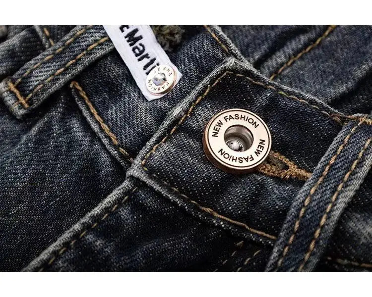 High Waist Wide Leg Jeans Women Harajuku Vintage BF Style Denim