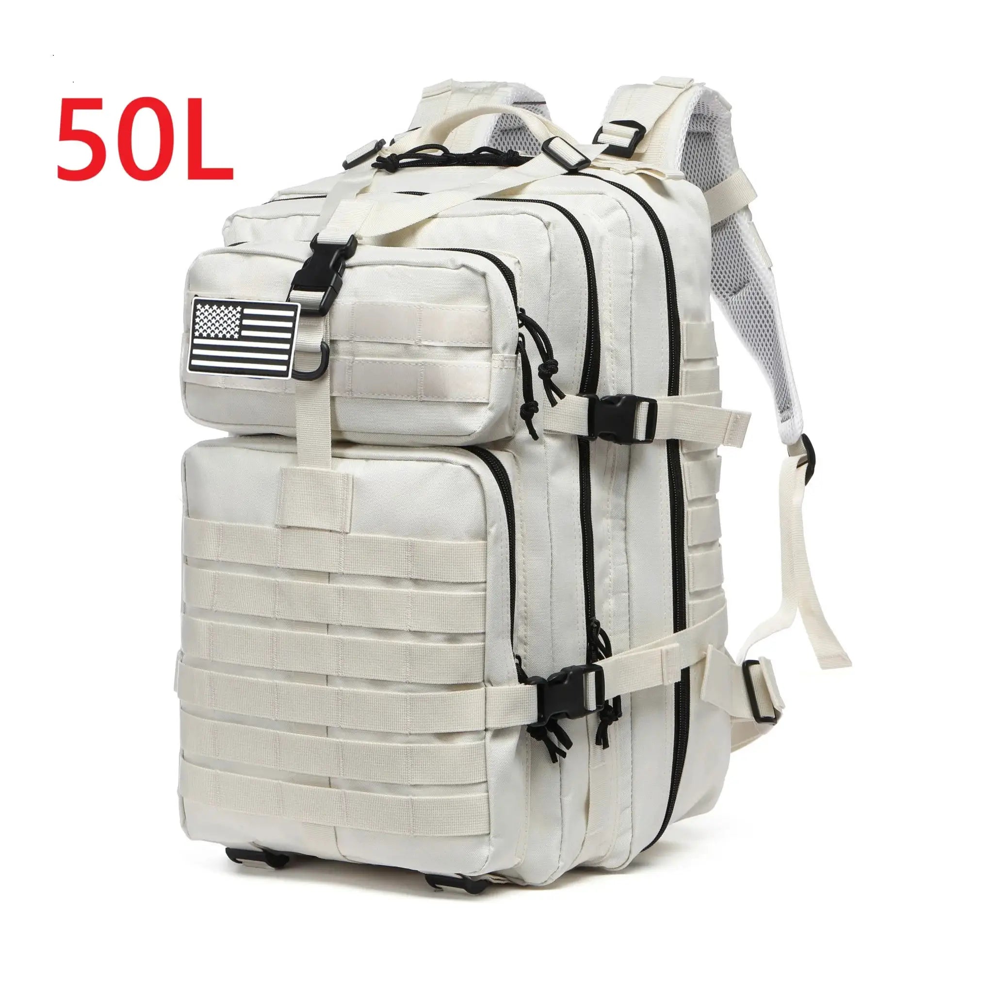 TrailMaster Tactical Backpack 25L 50L Waterproof Nylon For Outdoor Trekking Hiking Fishing Hunting Camping