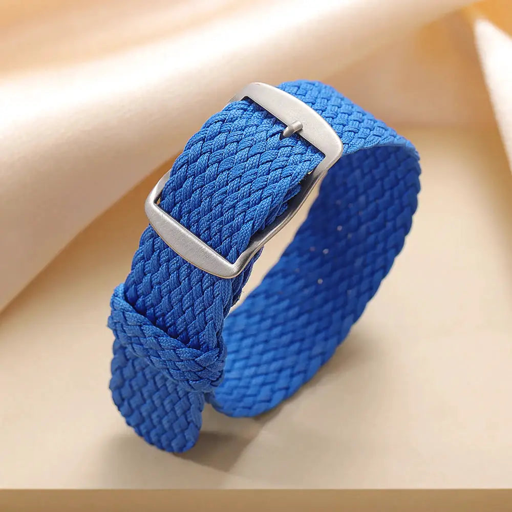 14mm 16mm 18mm 20mm 22mm Nylon Woven Canvas Watch Band for Perlon for Omega Strap Watchband Men Women Sport Bracelet 2035
