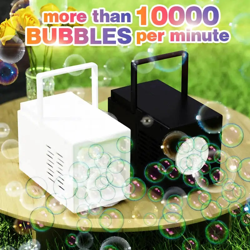 10 Hole Bubble Machine For Outdoor Play Handheld Bubble Blower Kindergarten No Battery Required