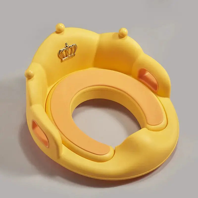 Baby and child cushioned toilet seat ring, yellow, children's potty seat by Simples Market