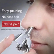EverGroom Washable Portable Ear And Nose Hair Trimmer Stainless Steel Construction No Batteries Needed