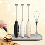 Wireless Electric Milk Frother Handheld Battery Powered Foamer For Coffee Cream Soups Desserts And Baking Accessories