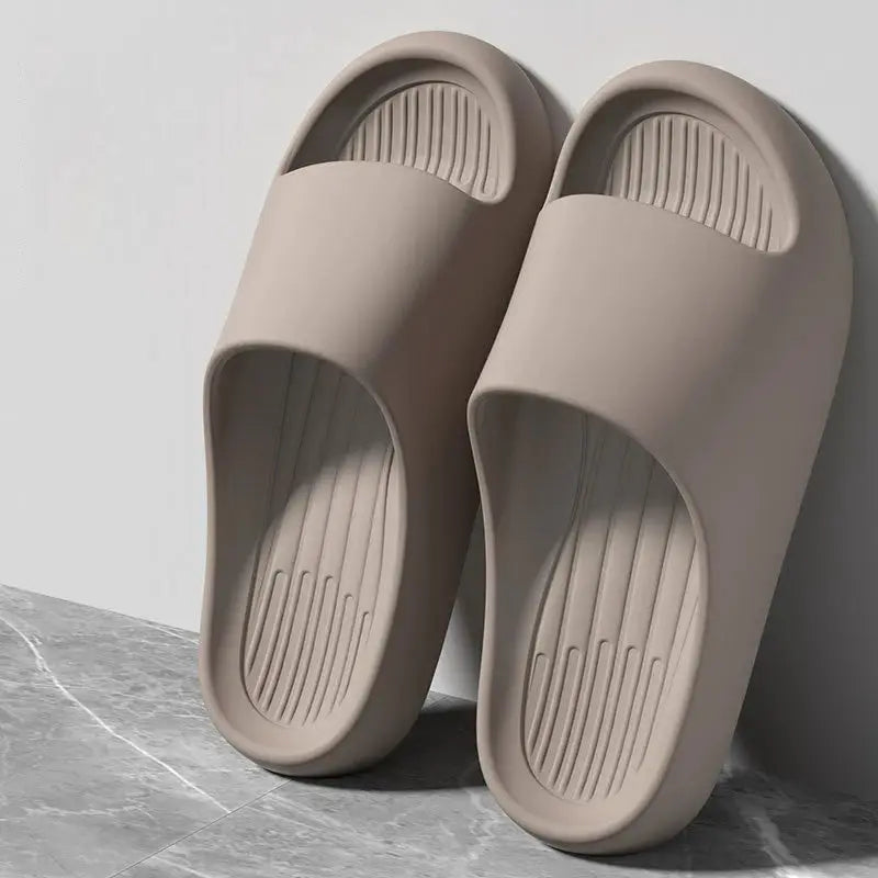 BrightPath Large Size Summer Slippers For Men And Women Lightweight EVA Open Toe Quick Dry Indoor Outdoor Slides