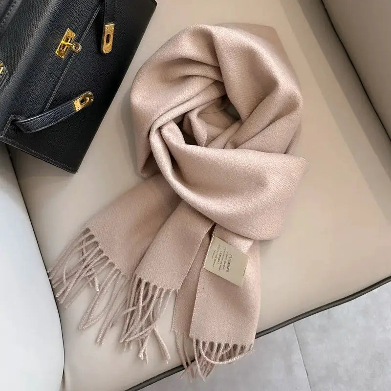NordicWeave Winter Narrow Wool Scarf 28 Color Options 100 Percent Wool Lightweight Yet Warm Unisex