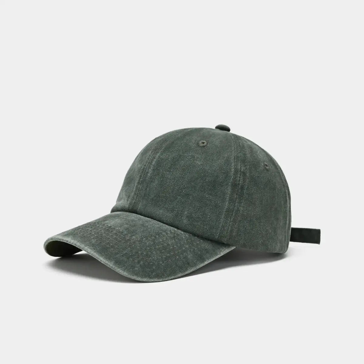 Sunscreen Water Washed Mens Baseball Cap Retro Distressed Duck Tongue Hat For Big Heads