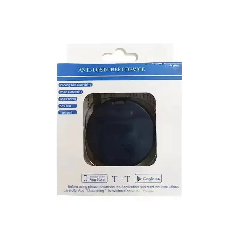 Xiaomi GPS Tracker Bluetooth 5.0 anti-lost device in white packaging with blue strip and black round unit