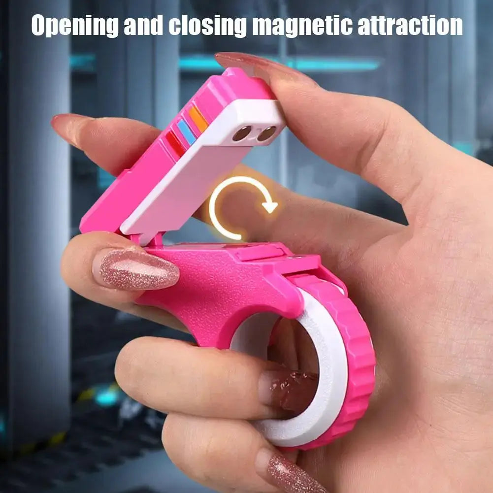 Rotary Finger Sliders Fidget Toy 3D Printed Textured Slider For Stress Relief And Focus At Office
