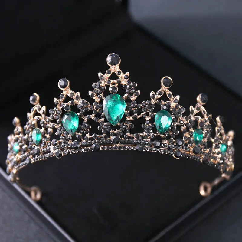 Crystal Wedding Tiara For Bride Silver Color Bridal Crown Diadem Veil Tiaras Hair Accessories Head Jewelry