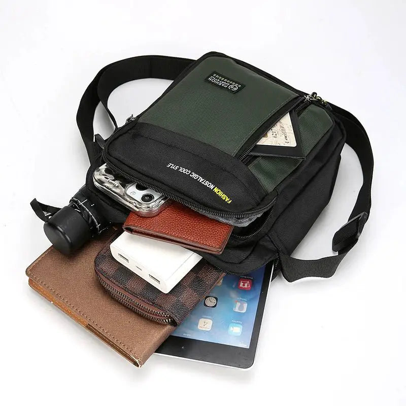 Modern Men's Oxford Crossbody Bag for Everyday Use, Stylish and Durable - Simples Market