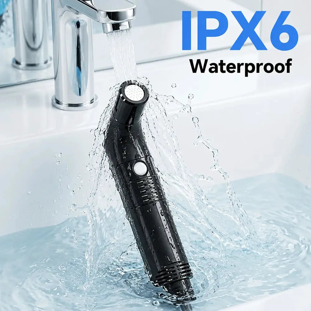 2.5L portable electric bidet handheld sprayer, black, IPX6 waterproof