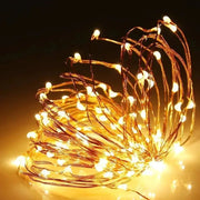 USB LED Fairy Lights Copper Wire String 20m 200 LEDs Outdoor Garland For Christmas Tree Wedding Party Decoration
