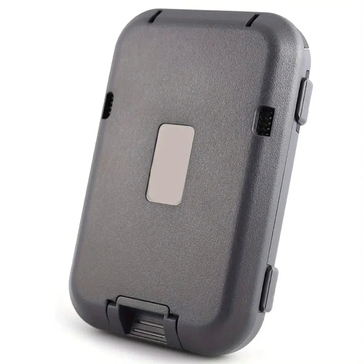Metal wallet, ultra-thin aluminum with clip, gray RFID-blocking card holder