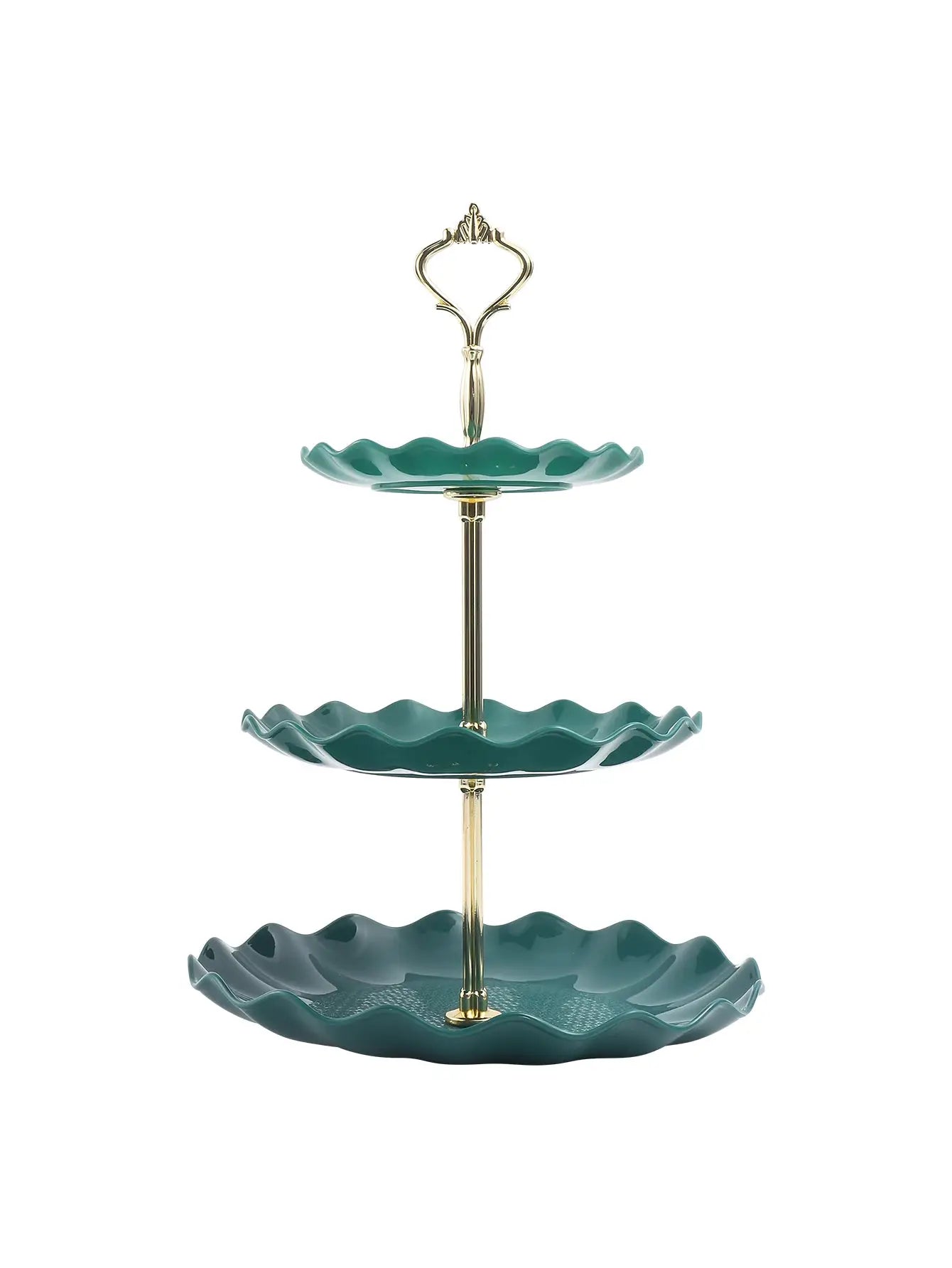Double Layer Cake Stand Round Dessert Display For Weddings Parties