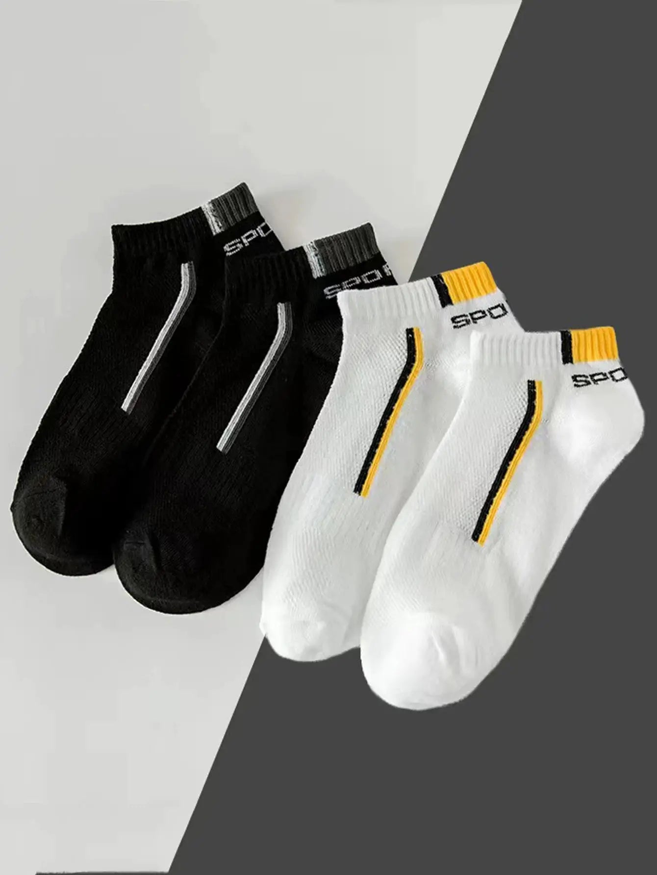 Mens Anti Slip Ankle Boat Socks Five Pairs For Business And Sports Breathable Sweat Resistant Odor Resistant Comfortable