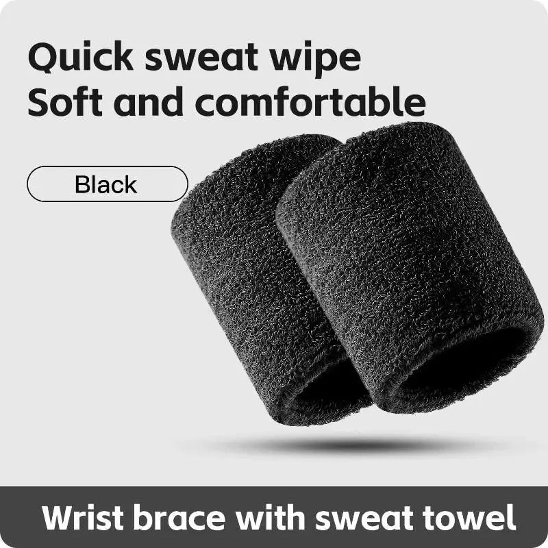 Half Pack Fitness Wristband Wrist Support For Tennis Basketball Volleyball Sports Protector Sweatband Gym Wrist Guard