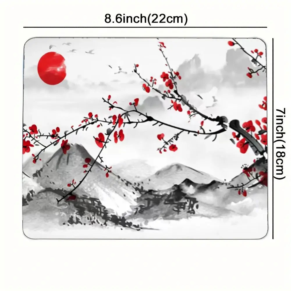Large Desk Mouse Pad For Gaming With Stitched Edges And Non Slip Rubber Base Extended Size