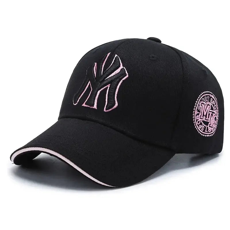 Unisex Casual Baseball Cap With Letter Embroidery Hip Hop Style Adjustable Sunscreen Hat For Spring And Autumn Outdoor