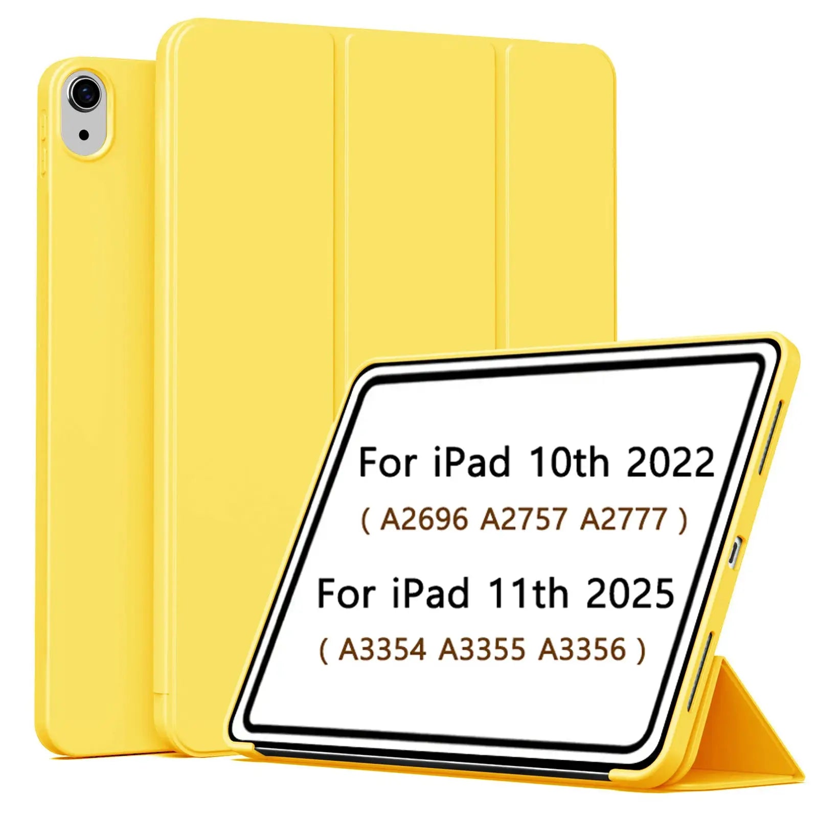 NovaCase Magnetic Slim Trifold Stand Cover For Ipad 11th Gen 2025 And 10th Gen 2022 Faux Leather Protection
