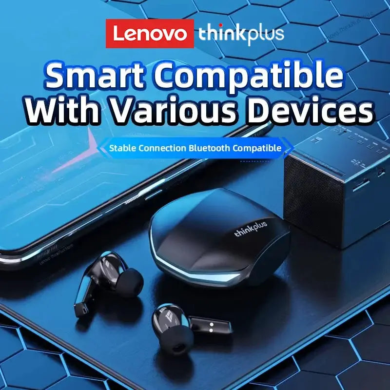 Lenovo GM2 Pro Earbuds Bluetooth Five Point Three For Stable Connection And ANC Dual Music And Gaming Modes