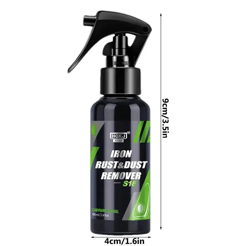 HGKJ S18 Iron Remover Spray 50 100 300ml Multi Purpose Cleaning For Car Paint And Wheels Rust Dust