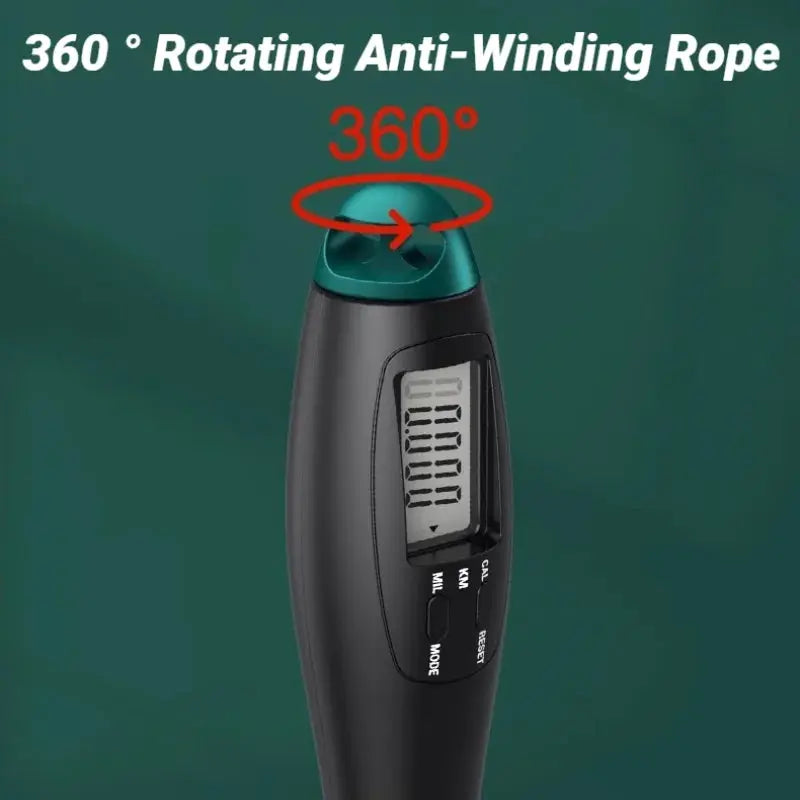 Counting Jump Rope With Electronic Counter And Adjustable Steel Wire Rope For Fitness Training At Home And Gym Equipment