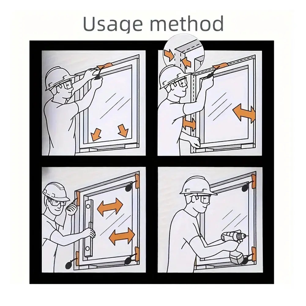 Inflatable Air Bag Wedge With Pump For Door Window Installation And Alignment In Car Repair