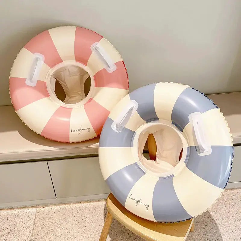 Roosin Baby Pool Float Ring Inflatable Swim Ring For Kids Under Six Safe Buoyancy Seat For Water Play