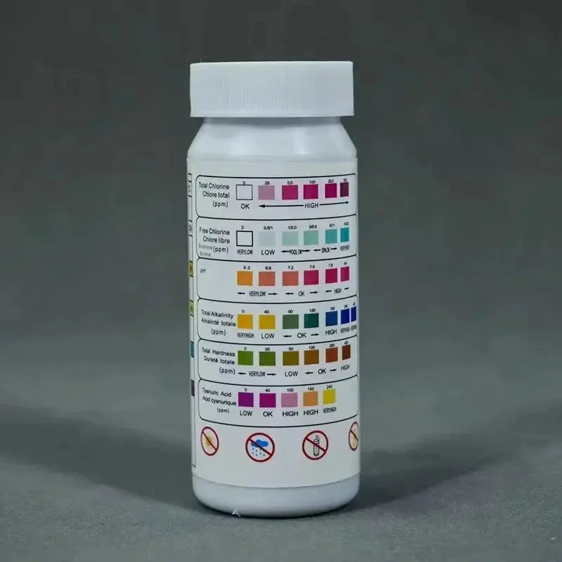 16 In 1 Aquarium Test Strips For Freshwater Aquariums Pools And Ponds pH Water Quality Kit For Fish Tanks