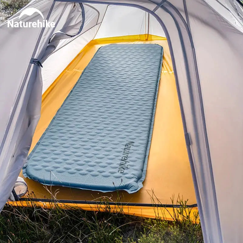 Naturehike 2024 Ultralight Folding SelfInflating Air Mattress For Camping Quick Setup Portable Inflatable Bed
