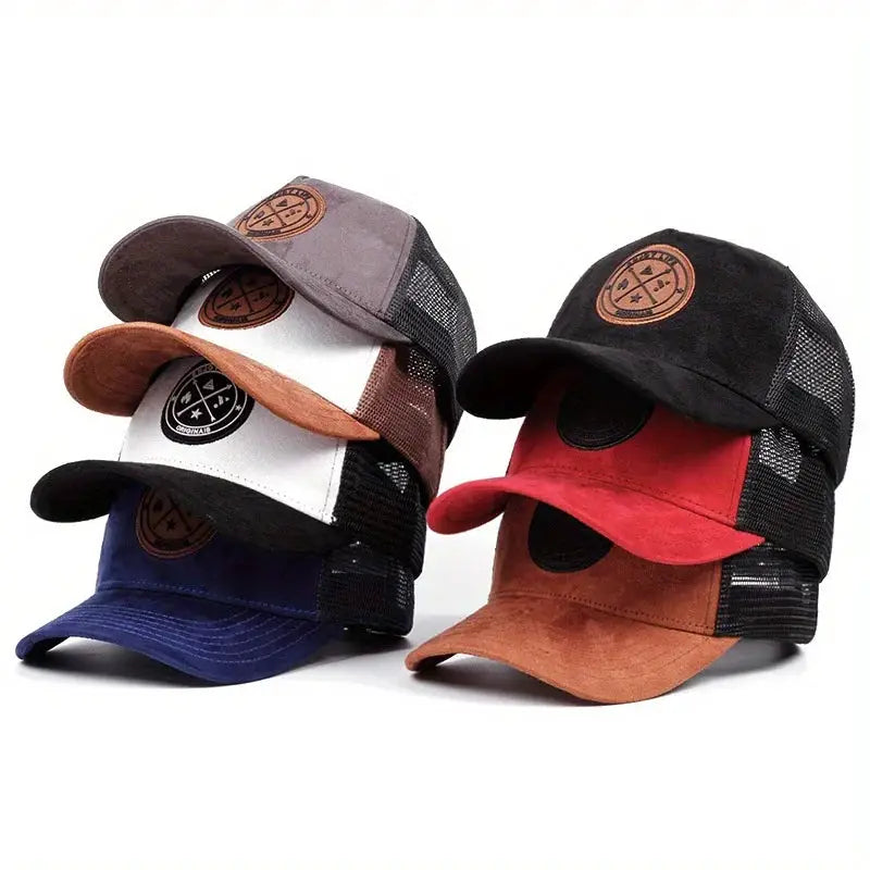 Summer Mesh Baseball Cap For Women And Men ENJOY LIFE Patch Snapback Breathable Unisex Street Hip Hop Trucker Cap