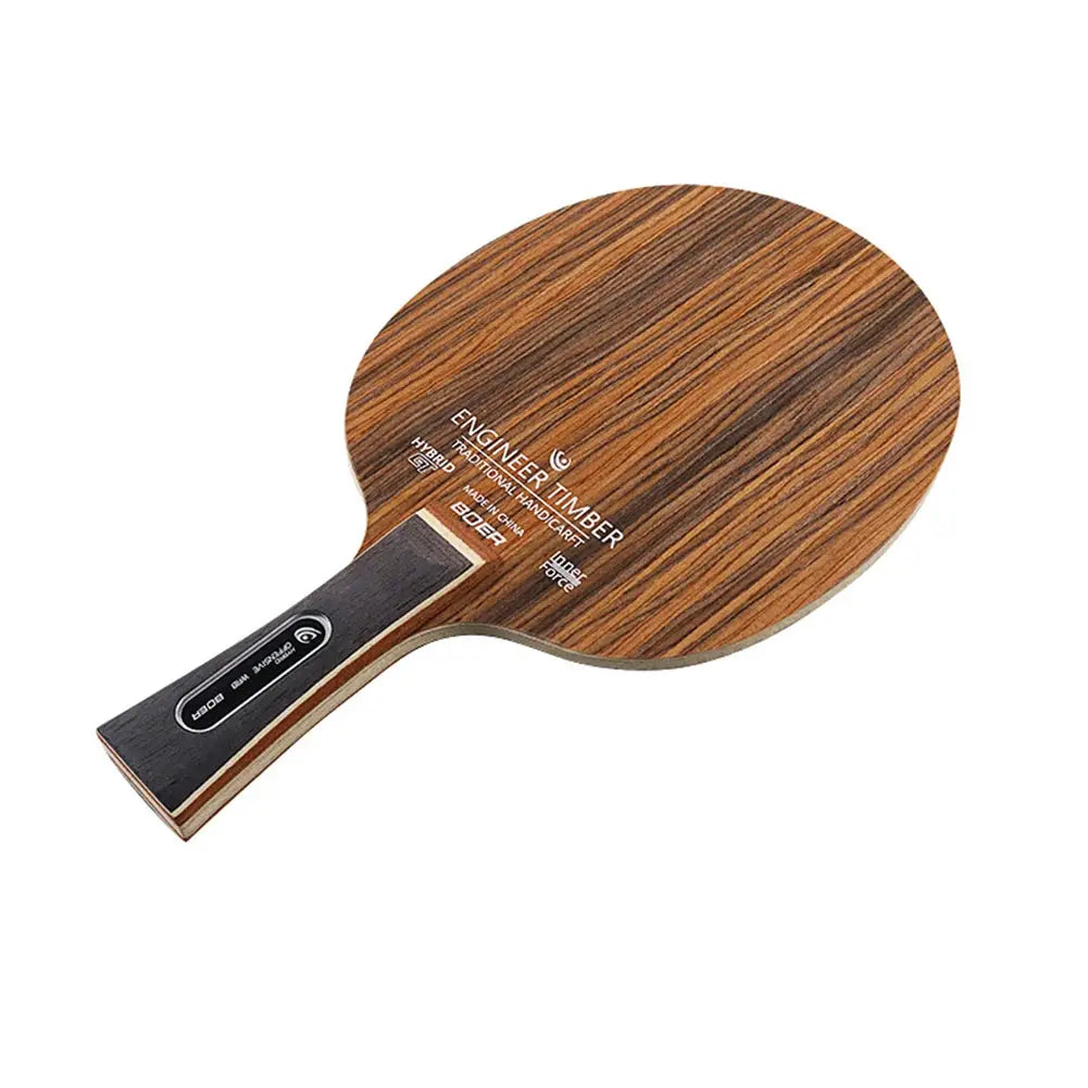 Table Tennis Blade Ebony Dalbergia 5 Ply 6.2mm Ping Pong Paddle With Long Handle