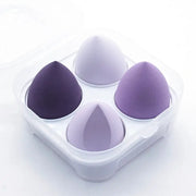 4 Piece Bevel Cut Makeup Sponge Set For Wet And Dry Application Foundation Powder Puff Beauty Cosmetic Sponges