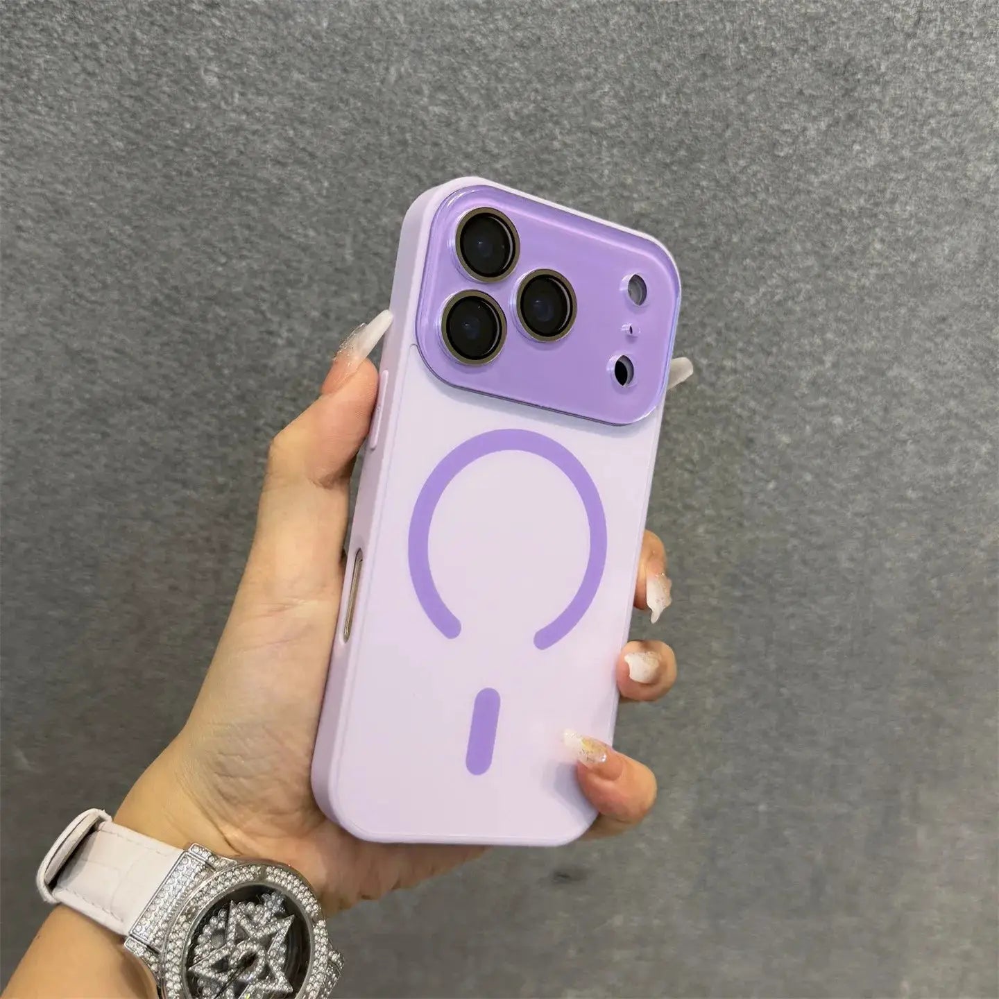 Matte Electroplating Magnetic Case With All Inclusive Lens Film For iPhone 12 13 14 15 16 17 Pro Max And 17Air MagSafe