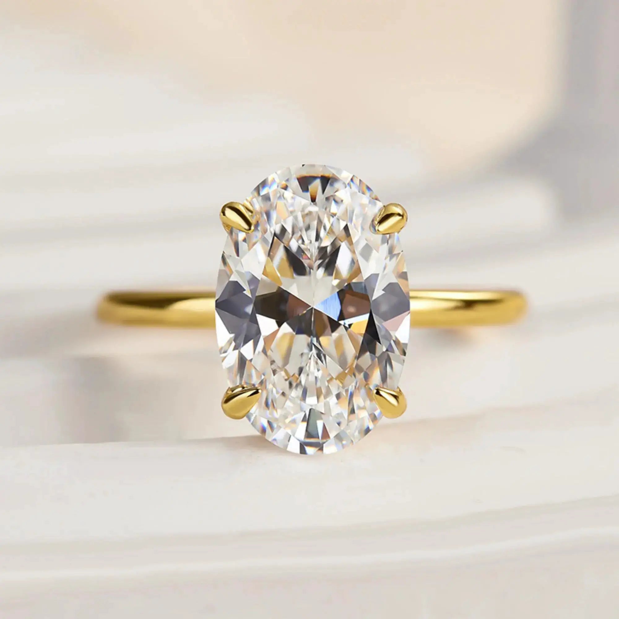 925 Sterling Silver Zircon Engagement Ring And Wedding Band For Women 1 To 8Ct Promise Eternity Ring Fine Jewelry Gift
