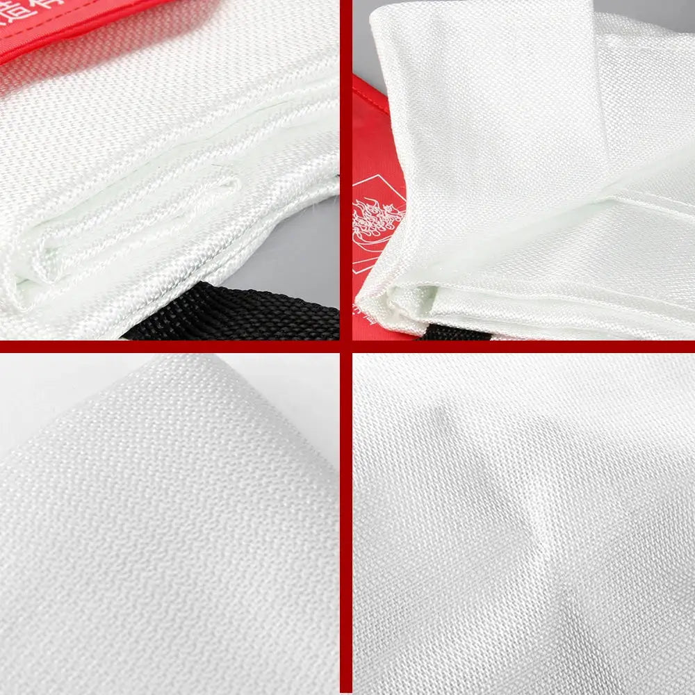 1M X 1M Emergency Fiberglass Fire Blanket Flame Retardant Safety Cover For Fire Suppression