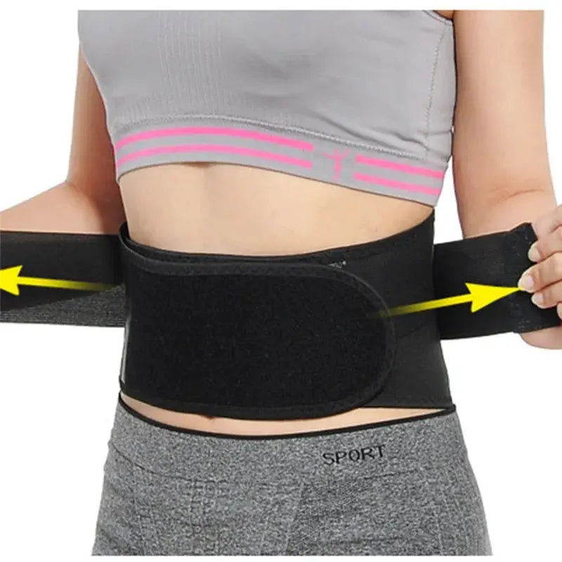 Adjustable Self Heating Waist Belt For Back Support Lumbar Brace Massage Therapy Health Care