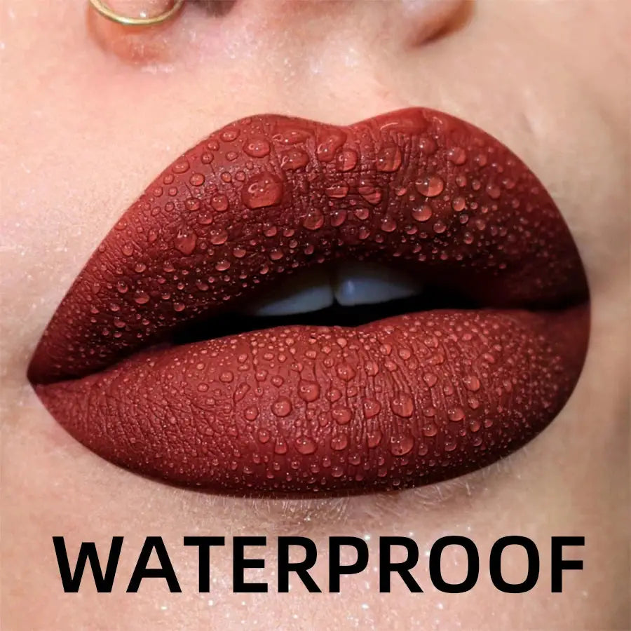19 Colors Matte Velvet Lip Gloss Waterproof Long Lasting Liquid Lipstick With Nude Red Lip Tint And Lip Glaze