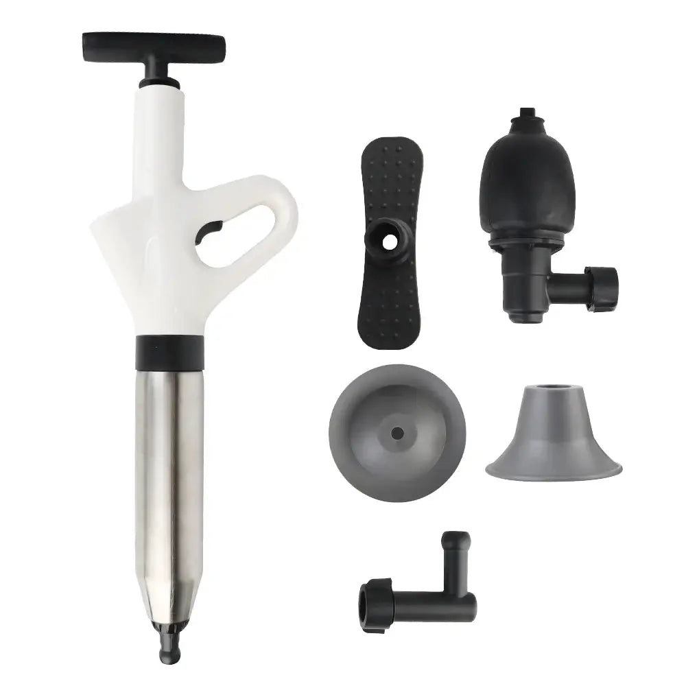 High Pressure Toilet Plunger Air Drain Blaster For Clogs And Sewer Pipes Unblocker