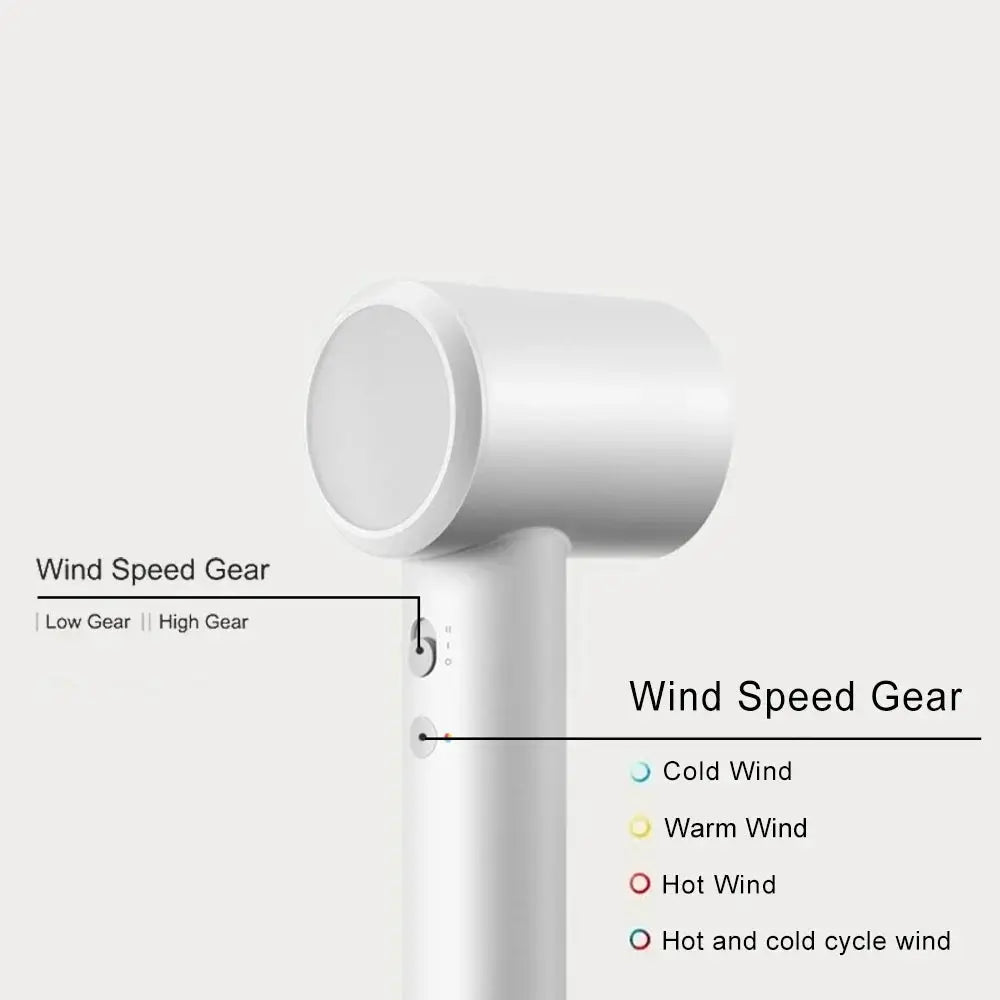 XIAOMI H501 SE hair dryer, white, with wind-speed gear and cold/warm/hot wind modes