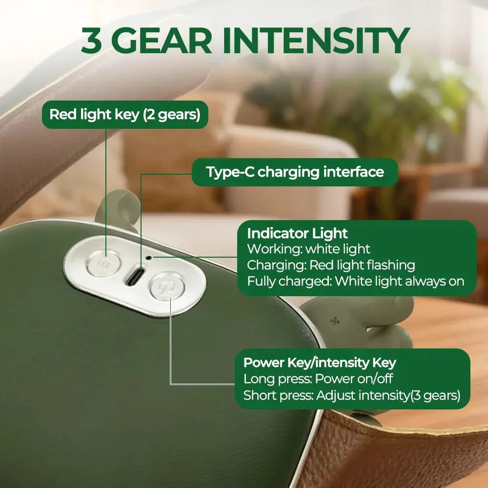 Bionic Finger Wireless Neck And Shoulder Massager With 4D Kneading And Brushless Motor For Neck Back Shoulders And Hands