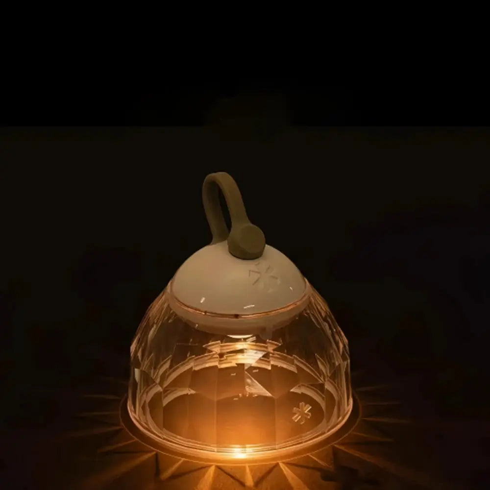 Simples Market mini retro camping lantern with hanging hook, USB rechargeable, warm amber light