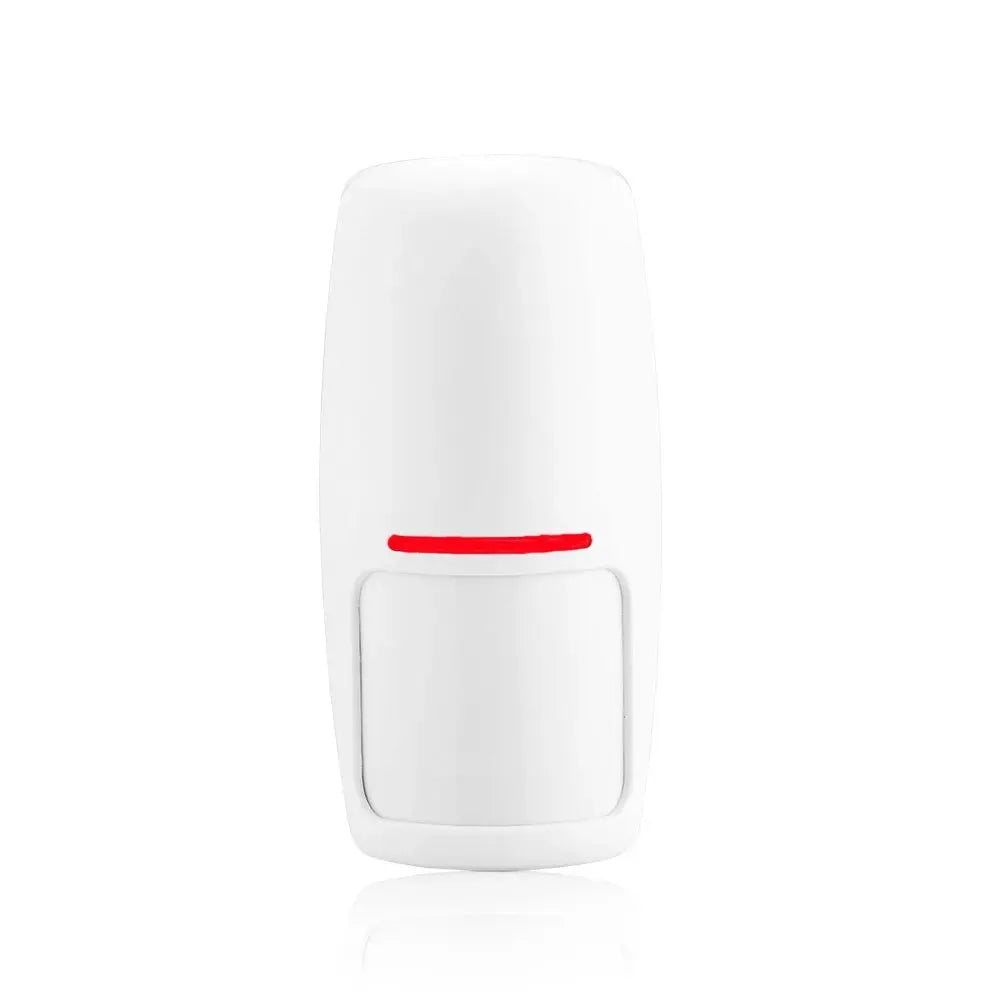 Motion sensor, Tuya Smart wireless home security detector, white plastic