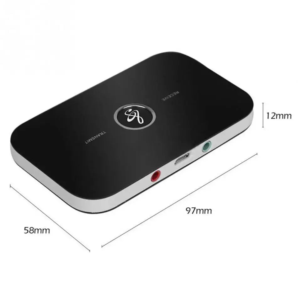 NovaTech Bluetooth 5.0 Audio Transmitter Receiver Dual Mode With RCA 3.5mm AUX USB Dongle for Car TV PC
