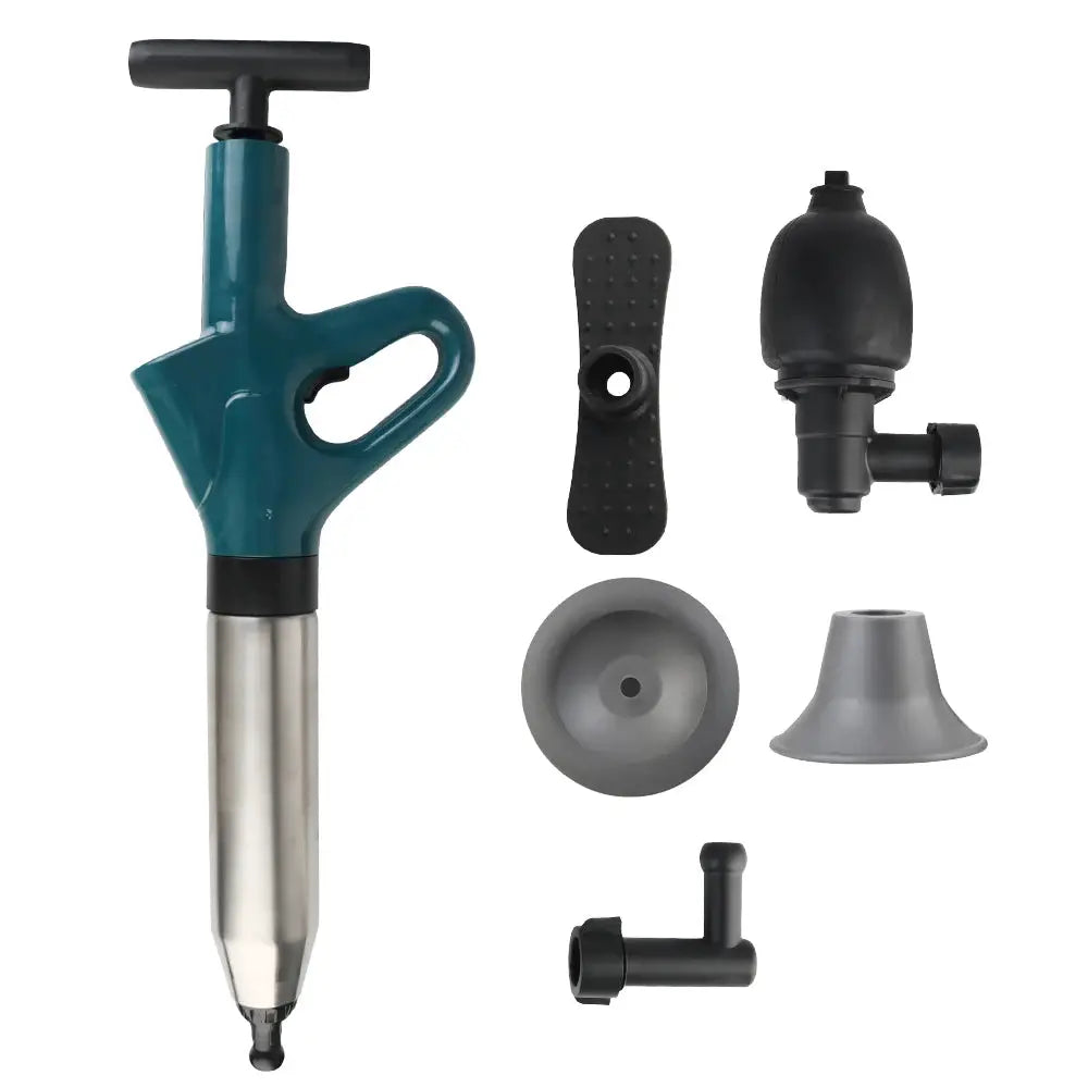 High Pressure Toilet Plunger Air Drain Blaster For Clogs And Sewer Pipes Unblocker